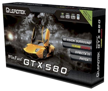 Leadtek WinFast GTX 580 (NVIDIA GeForce GTX 580, 1536MB, 384-bit GDDR5 PCI Express 2.0)