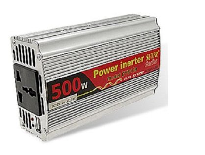 Sạc điện, chuyển đổi điện Inverter 12v DC sang 220v AC 100w HT (300VA)