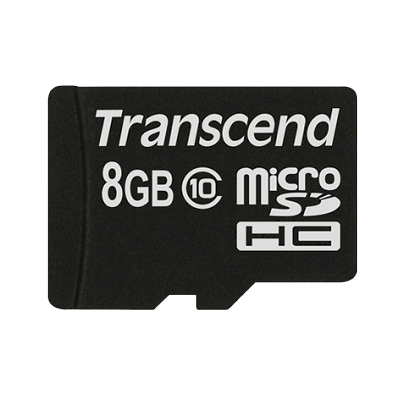 Transcend MicroSDHC 8GB (Class 10)