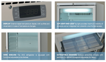 Tủ lạnh y tế AKG 317 Vesfrost Đan Mạch