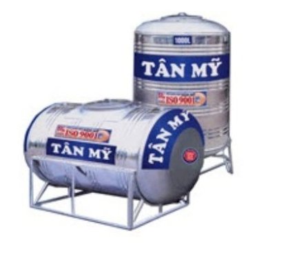 Bồn nước inox Tân Mỹ ngang 3500L (Φ 1420)