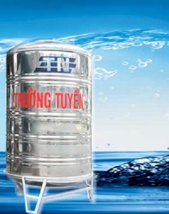 Bồn nước inox đứng Trường Tuyền 2500L