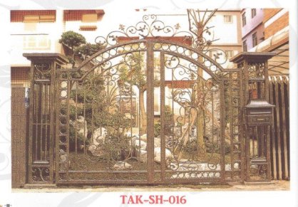 Cổng nhôm đồng nghệ thuật TAK-SH-016
