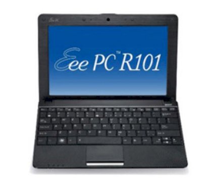 Asus Eee R101D (BLK008W) (Intel Atom N455 1.66GHz, 1GB RAm, 250GB HDD, VGA Intel GMA 3150, 10.1 inch, PC DOS)