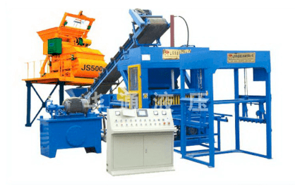 Dây chuyền sản xuất gạch không nung QT5-25 (Automatic block making machine)