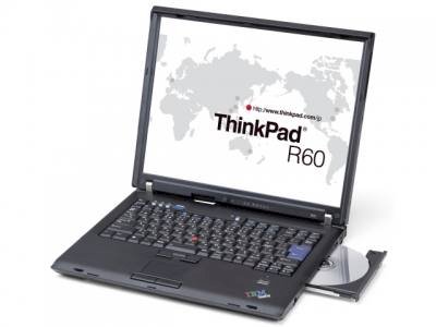 Lenovo ThinkPad R60 (Intel Core Duo T2500 2.0GHz, 1GB RAM, 80GB HDD, VGA ATI Radeon X3100, 14.1 inch, Windows 7 Professional)