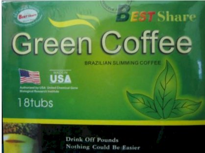 Cà phê giảm cân Green Coffee (hộp 18 gói)