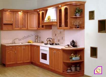 Tủ bếp gỗ xoan đào CS009