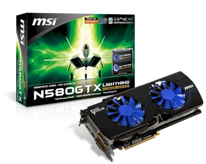 MSI N590GTX-P3D3GD5 (GeForce GTX 590, GDDR5 1536MB, 384 bits, PCI-E 2.0)