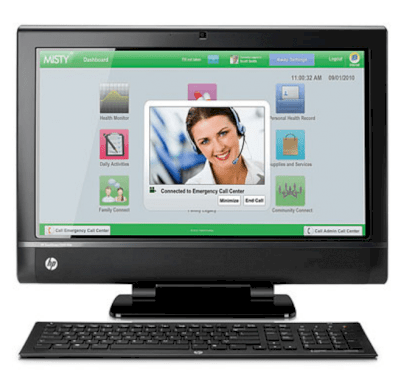 Máy tính Desktop HP TouchSmart 9300 Elite Business PC (ENERGY STAR) (XZ836UT) (Intel Core i5-2400 3.10GHz, RAM 4GB, HDD 500GB, VGA Intel HD Graphics, Màn hình 23-inch, Windows 7 Professional 64)