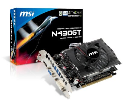 MSI N430GT-MD2GD3 (GeForce GT 440, DDR3 2048MB, 128 bits, PCI-E 2.0)