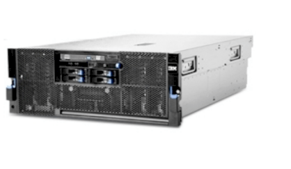 Server IBM System X3850 M2 (72332RA) (2x Quad Core E7420 2.13GHz, Ram 4GB, HDD 4x146GB SAS, Power 2x 1440W)