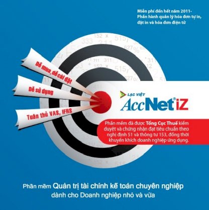 AccnetIZ - Phần mềm Kế toán dành cho Doanh nghiệp vừa và nhỏ 