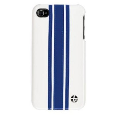 Case iPhone 4 Trexta Snap On Racing Iphone 4 ( Màu Trắng viền xanh )