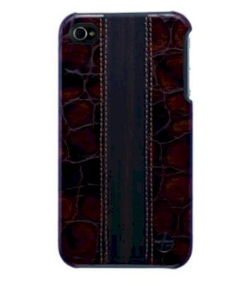 Case iPhone 4 - Trexta Snap On Wood & Leather 