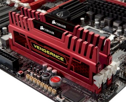 Corsair Vengeance Red - DDR3 - 8GB Kit (2 x 4GB) - Bus 1600MHz - PC3 12800