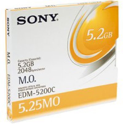 Sony EDM-5200C 5.25 Inch MO 5.2GB Re-Writable Magneto Optical Disk