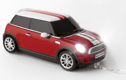 Chuột ôtô Clickcar MINI COOPER S wired nano chili red