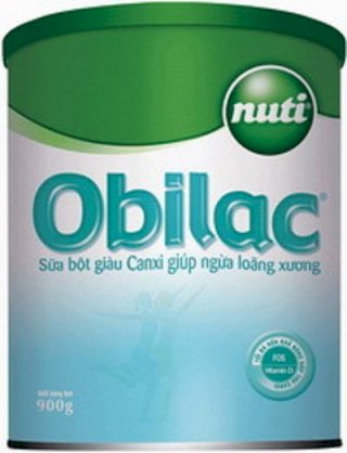  Sữa bột Nuti Obilac, hộp 900g, dinh dưỡng cho người loãng xương, Nutifood