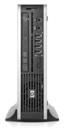 Máy tính Desktop HP Compaq 8000 Elite Ultra-slim Desktop PC (Alternate OS) AU248AV-LIN Q9550S (Intel Core 2 Quard Q9550S 2.83GHz, RAM 2GB, HDD 250GB, VGA Onboard, FreeDOS, Không kèm màn hình)