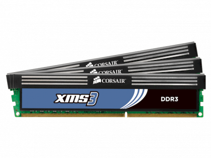 Corsair XMS3 (TR3X6G1333C7) - DDR3 6GB (3x2GB) - Bus 1333Mhz - PC3-10600