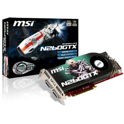 MSI N260GTX-2D896 OC (NVIDIA GeForce GTX 260, GDDR3 896MB, 448 bit, PCI-E 2.0)