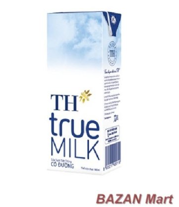 Sữa tươi TH TRUE MILK sữa tươi tiệt trùng có đường 180ml