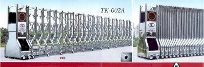 Cổng xếp inox TK002