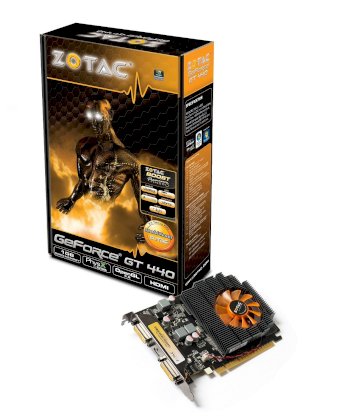 ZOTAC ZT-40704-10L (NVIDIA GeForce GT 440, GDDR3 1GB, 128-bit, PCI-E 2.0)