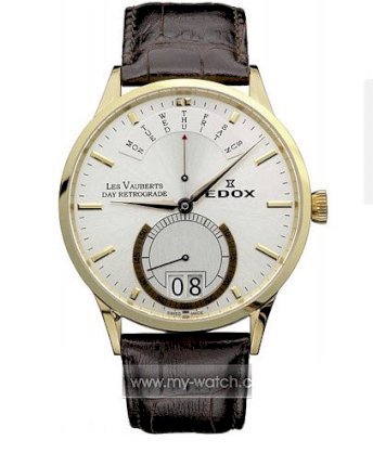 Đồng hồ đeo tay Edox Les Vauberts Day Retrograde 34001.37R.AIR 