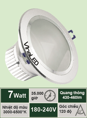 Đèn Led ốp trần VinaLed 7W