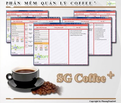 PHẦN MỀM QUẢN LÝ CAFÉ BAR SG COFFEE PLUS 