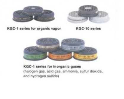 Phin lọc chống hóa chất Koken KGC-1.5