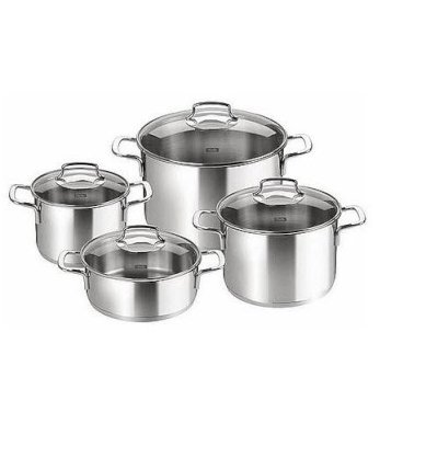 Bộ nồi Inox Fissler Modena 4 món TN04