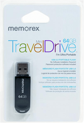 Memorex Mini TravelDrive 64GB