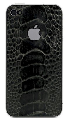 Miếng dán lưng da cá sấu cho iPhone 4 
