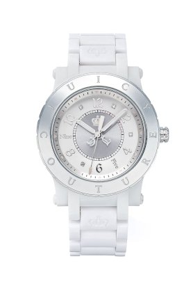 Đồng hồ Juicy Couture Watch, Women's HRH White Plastic Bracelet 38mm 1900842