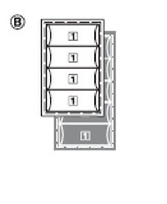 Khay chia nhựa Hafele 556.53.540