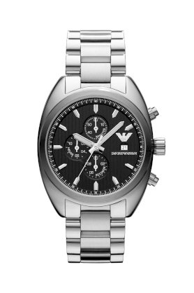 Đồng hồ Emporio Armani Watch, Men's Chronograph Stainless Steel Bracelet 43mm AR5957
