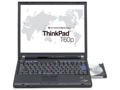 IBM ThinkPad T60p (Intel Core Duo T2600 2.16GHz, 1GB Ram, 250GB HDD, VGA ATI Mobility Fire GL V5200, 14.1 Inch, Windows XP Professional)