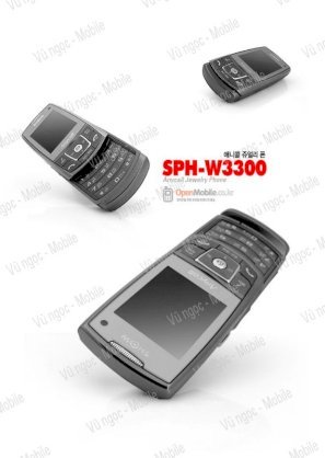 Unlock Samsung Anycall SPH-W3300