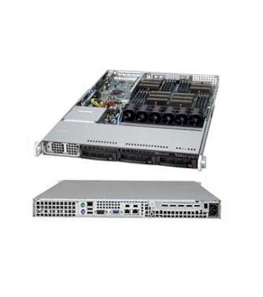 Server SuperMicro A+ Server 1012G-MTF 1U (AMD Opteron 6000 Series, Support up to 128GB RAM, 4x SATA HDD, RAID 0/1/10)