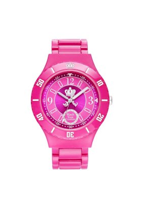 Đồng hồ Juicy Couture Watch, Women's Taylor Pink Plastic Bracelet 1900812