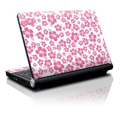 Tấm dán laptop Lips-hibiscus-pnk M-006 Skin