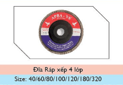 AP195 - Đĩa ráp xếp APBA-VS (ráp Nhật)  