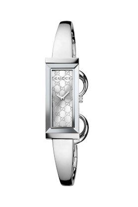 Đồng hồ Gucci Watch, Women's Swiss G-Frame Stainless Steel Bangle Bracelet 14x34mm YA127511
