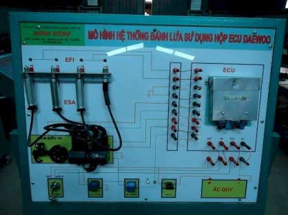 Mô hình hệ thống đánh lửa trực tiếp bô bin đôi sử dụng trên xe Deawoo Minh Hùng