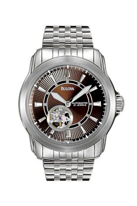 Đồng hồ Bulova Watch, Men's Automatic Stainless Steel Bracelet 96A101