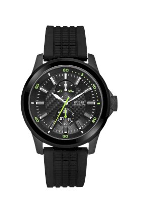 Đồng hồ Guess Watch, Men's Black Silicone Strap 41mm U95183G1