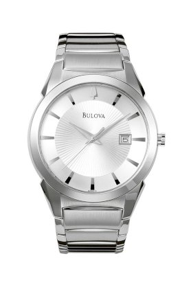 Đồng hồ Bulova Watch, Men's Stainless Steel Bracelet 96B015